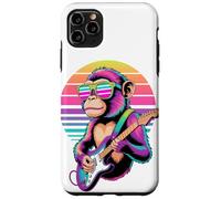 Rétro Singe Guitariste Singes Guitare Coque pour iPhone 11 Pro Max