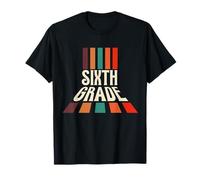 Retro Sixth Grade Teacher Back to School T-Shirt