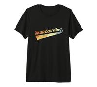 Retro Skateboarding Skateboarder Action Sport T-Shirt Haut de Gamme