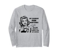 Rétro Snarky Sarcastique Housewife I Love Coffee Addict Humour Manche Longue