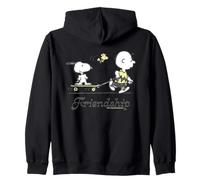 Rétro Snoopy Charlie Brown Woodstock BFF Friendship XOXO Sweat à Capuche