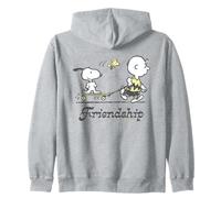Rétro Snoopy Charlie Brown Woodstock BFF Friendship XOXO Sweat à Capuche