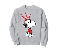Retro Snoopy King Joe Cool Crown années 80 90 Chien Dessin animé Classique Sweatshirt