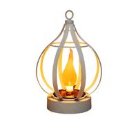 Retro Solar Powered Lantern for Garden Balcony and Courtyard Decor