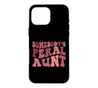 Retro Somebody's Feral Aunt Coque pour iPhone 16 Pro Max