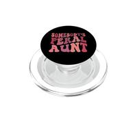 Retro Somebody's Feral Aunt PopSockets PopGrip pour MagSafe