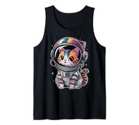 Retro Space Cat Astronaut Tee for Cat Lover Débardeur