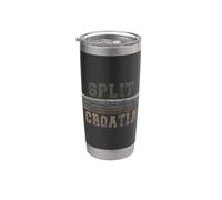 Retro Split Croatie Gobelet isotherme en acier inoxydable double paroi