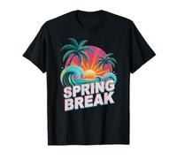 Retro Spring Break Beach Please Trip Vacation Cruise Beach T-Shirt