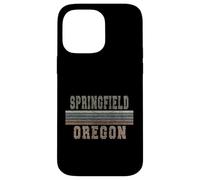Rétro Springfield Oregon Coque pour iPhone 14 Pro Max