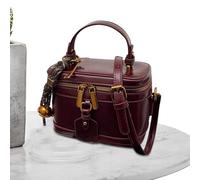 Retro Square PU Leather Purse, Small Box, Large Capacity Cosmetic & Phone Carrier, Stylish Key Holder, Sturdy & Lightweight, Multiple Colors, Perfect for Birthdays and Mother's Day