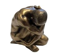 Rétro Statuette en résine Homme Nu 6 cm