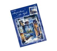 Retro Street Walk Sticker Pack Flower Town Art Supplies For Journals Notebooks & Craft Decoration Town Flower Retro Street Walk Series Decorative