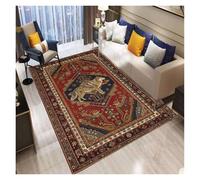 Retro Style Deer Carpet Soft Living Room Sofa Bedroom Kitchen Entrance Door Mat Non-Slip Easy Clean Home Rug(Color02,80x120cm)