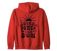 Retro Summer Beach Vacation Here Comes Sun Lover Sunshine Sweat à Capuche