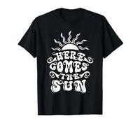 Retro Summer Beach Vacation Here Comes Sun Lover Sunshine T-Shirt