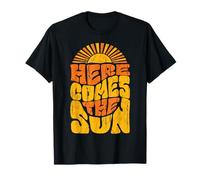 Retro Summer Beach Vibe Vacation Here Comes Sun Vintage T-Shirt