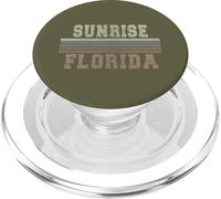 Retro Sunrise Floride PopSockets PopGrip pour MagSafe