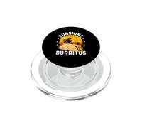 Retro Sunshine & Burritos Cuisine Mexicaine Cinco de Mayo PopSockets PopGrip pour MagSafe