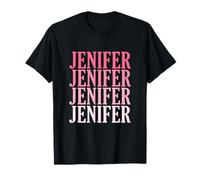 Retro Sur Mesure Prénom Nom Jenifer T-Shirt