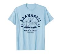 Retro Surf Kaanapali Beach Maui Hawaï Plage hawaïenne T-Shirt
