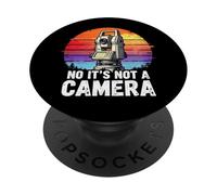 Retro Surveying Non, ce n'est Pas Un arpenteur-géomètre avec caméra PopSockets PopGrip Adhésif