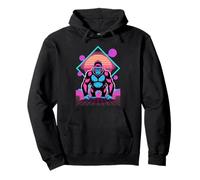 Rétro Synthwave Gorille Gorilles Sweat à Capuche