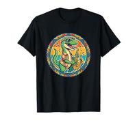 Rétro T Rex Jouant Saxophone Summer Music T-Shirt