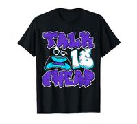 Retro Talk is Cheap 8 Aqua Assortiment de Couleurs Assorties pour Homme et Femme T-Shirt