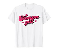 Rétro Tampa Girl Cute Throwback City T-Shirt