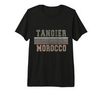 Rétro Tanger Maroc T-Shirt Haut de Gamme
