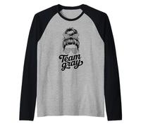 Retro Team Grey Field Day Run Fun Summer Camp Dream Games Manche Raglan