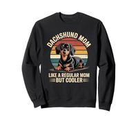 Rétro Teckel Maman comme Une Maman régulière mais Plus Cool drôle Sweatshirt