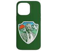 Retro Teddy Roosevelt Vintage Tree & Mountains Badge Coque pour iPhone 14 Pro Max