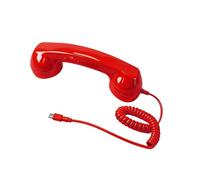 Retro Telephone Handset, Type-C Clear Audio Landline Speaker | With Microphone Telephone Receiver For Cell Phone For Home, Classroom, House, Halloween, Christmas, Video Conferences