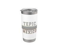 Rétro Tepic Mexique Gobelet isotherme en acier inoxydable double paroi