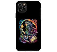 Retro The Hermit Tarot Card Occult Gothic Creepy Colorful Coque pour iPhone 11 Pro Max