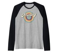 Retro Throning Culture Satire Social Climbing Flex Manche Raglan