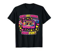 Rétro Throwback Girls Just Wanna Have Fun 80s Era Party T-Shirt