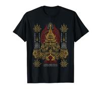 Retro Tigres Jumeaux Sak Yant Tatouage Thaï Force T-Shirt
