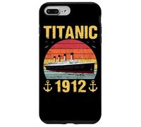 Retro Titanic 1912 Vintage Ocean Liner Bateau de croisière Vêtements Coque pour iPhone 7 Plus/8 Plus