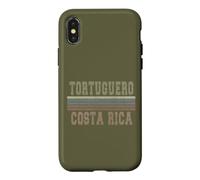 Retro Tortuguero Costa Rica Coque pour iPhone X/XS