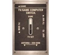 Retro TV Game Switch Notebook: Vintage Electronics Inspired Journal | Retro Gamer Notebook | 6x9 Blank Lined Notebook