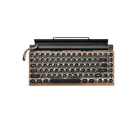 Retro Typewriter Keyboard Wireless Bluetooth Mechanical Keyboards 83 Keys CompWI NEW