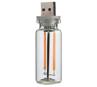 Retro USB Atmosphere Car Light - Touch Adjustable Plug In Decorative Lamp, Energy Saving Bottle Design Lighting Accessory | For Bedroom Vehicle Interior Display Use Car Decor Light, Usb Lamp, Ambient