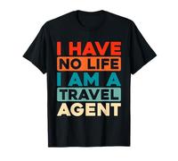 Retro Vacances Tourisme Réservation Vintage Agent De Voyage T-Shirt