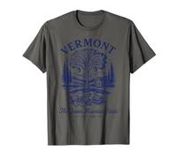 Retro Vermont State Shirt Est 1791 Maple Sirop Ski Trails T-Shirt