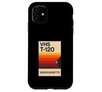 Retro VHS T-120 Vidéocassette vidéo analogique Nostalgie années 80 Coque pour iPhone 11