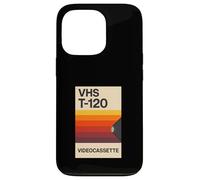 Retro VHS T-120 Vidéocassette vidéo analogique Nostalgie années 80 Coque pour iPhone 13 Pro