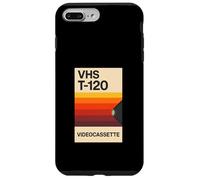 Retro VHS T-120 Vidéocassette vidéo analogique Nostalgie années 80 Coque pour iPhone 7 Plus/8 Plus